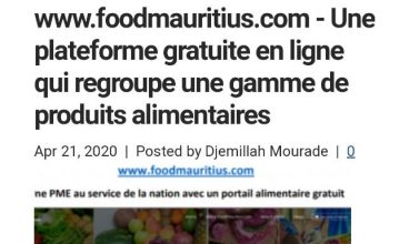 mbcradio.tv: Zethical lance www.foodmauritius.com – Une plateforme gratuite en ligne qui regroupe une gamme de produits alimentaires